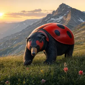 Bear + Ladybug