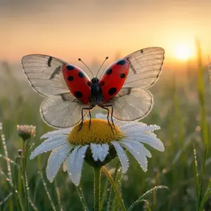 Butterfly + Ladybug
