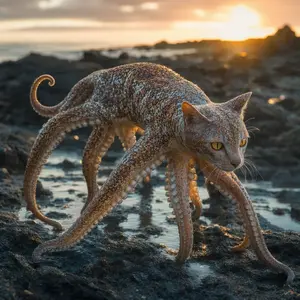 Cat + Octopus