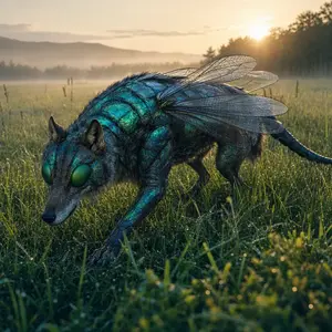 Dragonfly + Wolf