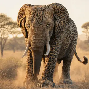 Elephant + Leopard